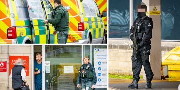 Armed police storm Bath hospital after sighting of ‘man with large knife’