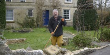 Wiltshire couple slept through crash that demolished garden wall