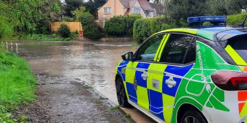 Police tell motorists to make only ‘essential journeys’ after heavy rain