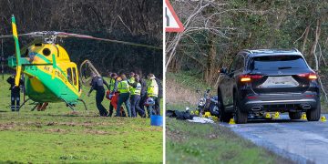Biker in life-threatening condition after crash near Chippenham