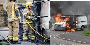 Van destroyed in Corsham fire as owner’s second van seized by police