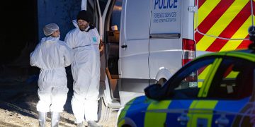 Detectives and forensics probe body discovery near Trowbridge