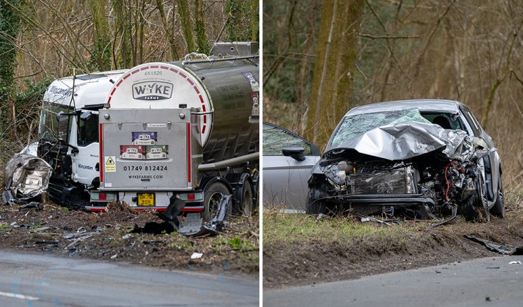 12-year-old seriously injured in crash involving tanker and car