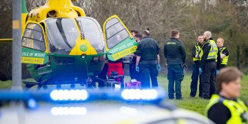 Woman airlifted after cardiac arrest near Swindon shopping district