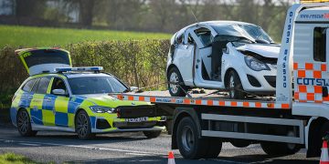 A338 crash: Man left trapped in car after hitting lorry head-on