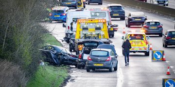 13-vehicle crash on M4 sparks huge emergency response