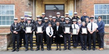 Wiltshire roads policing teams honoured for reducing major crashes