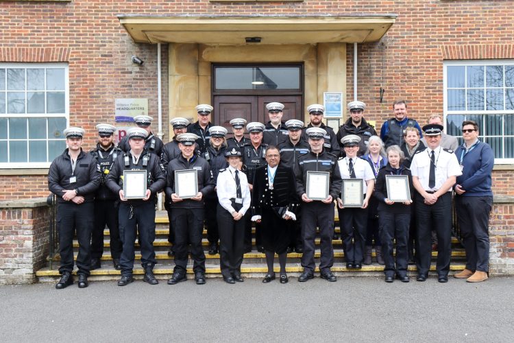 Wiltshire roads policing teams honoured for reducing major crashes