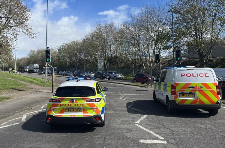 Police shut Swindon road as ‘roof comes flying off new shop’
