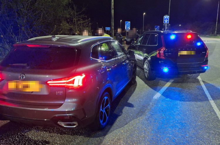 Suspected drug driver arrested after failing to stop for armed police
