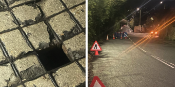Traffic chaos on Swindon route as manhole cover damaged