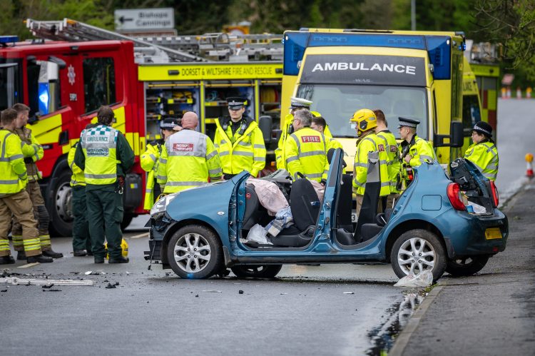 Three children among those involved in head-on Calne crash