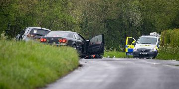 Two men airlifted to hospital after head-on crash near Swindon
