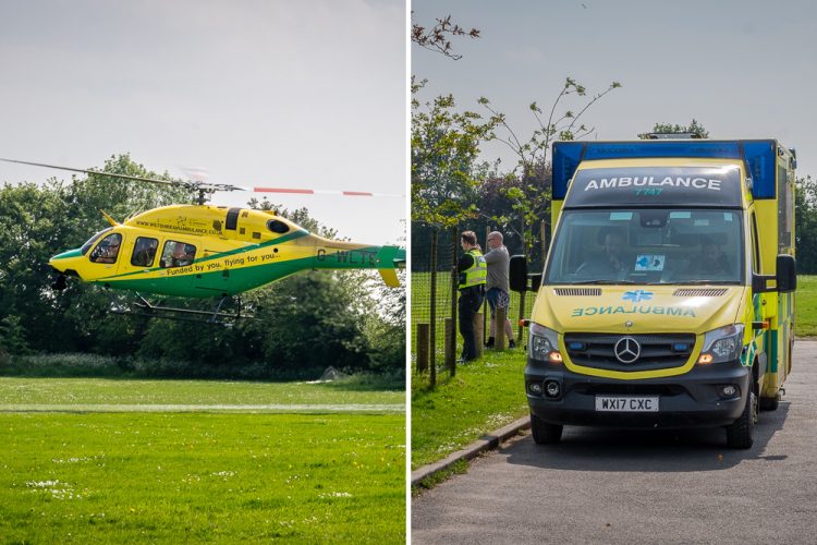 Cyclist airlifted to hospital after serious crash in Hilperton