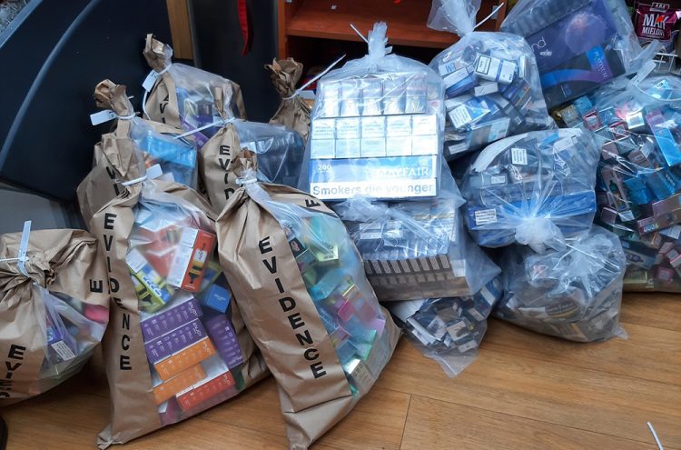 Huge hoard of illicit vapes and tobacco seized at Swindon shop