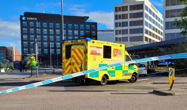 Man fighting for his life after ‘medical episode’ at Swindon bus station