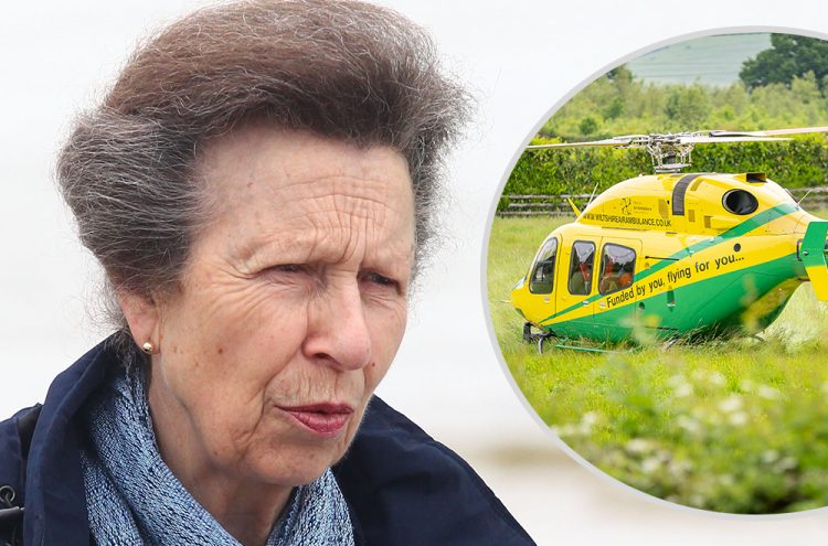 Princess Anne injured as Wiltshire Air Ambulance scrambled
