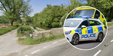 Wiltshire B-road blocked after ‘car crashes into canal bridge’