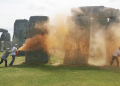 Stonehenge blasted with orange paint as ‘protesters’ arrested
