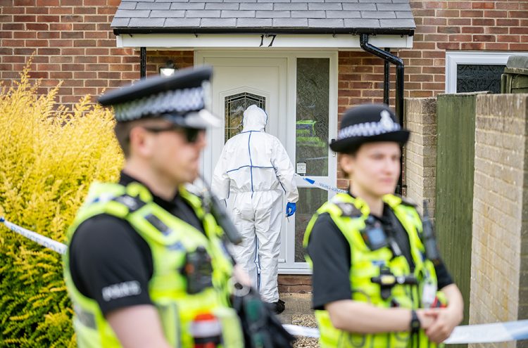 Police launch probe as man found unconscious outside Swindon home