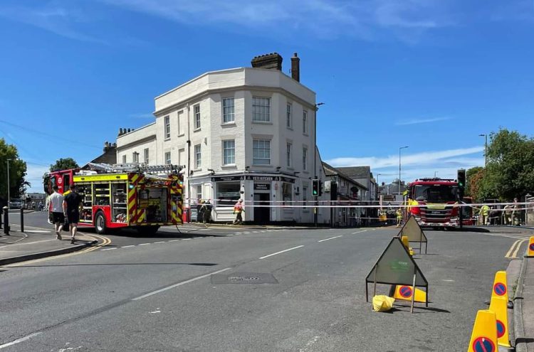 Firefighters tackle blaze at ‘commercial kitchen’ in Salisbury city centre