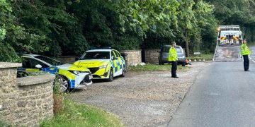 A3102: Woman reported to court after hitting boundary rocks