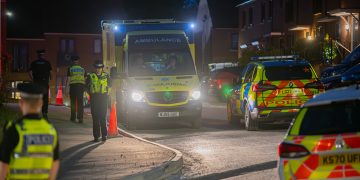 Man stabbed to death in Wiltshire village as woman arrested