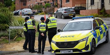 Sombre moment dogs are removed from Easterton murder scene