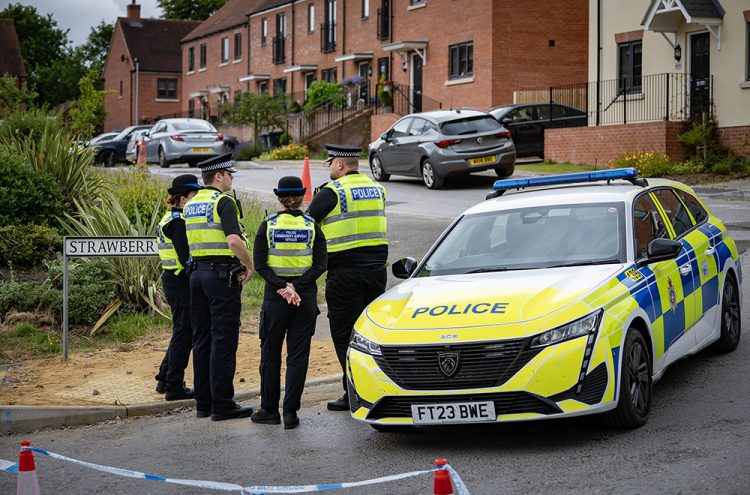 Sombre moment dogs are removed from Easterton murder scene