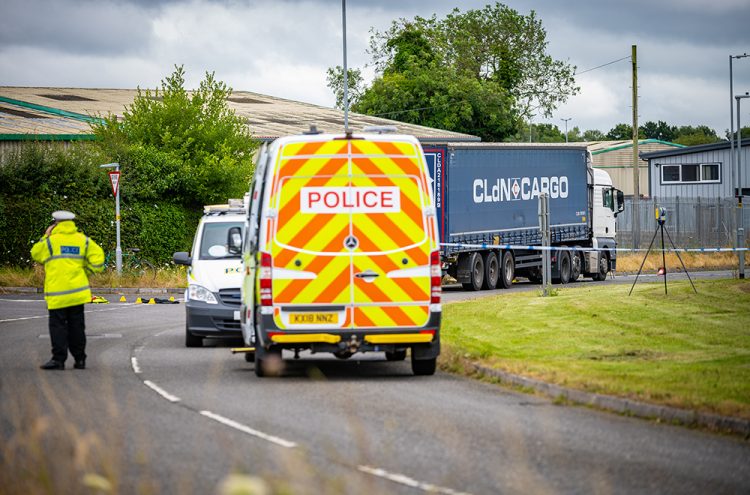 Cyclist killed in crash with lorry on Wiltshire industrial estate
