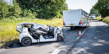 Two women rushed to hospital after A350 crash near Chippenham