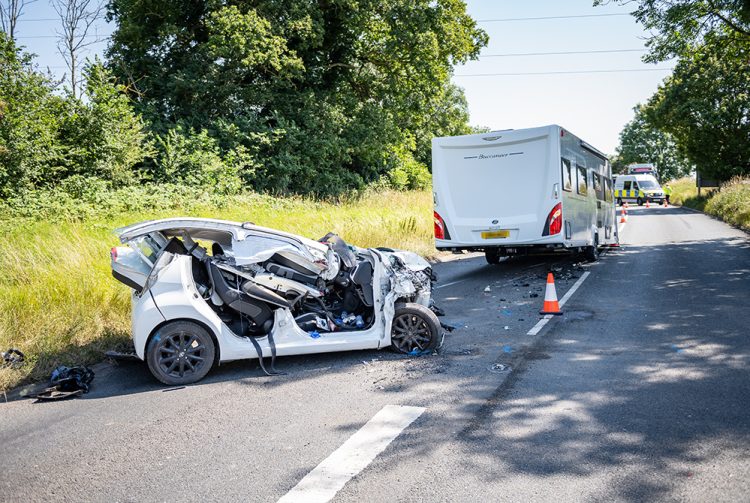 Two women rushed to hospital after A350 crash near Chippenham