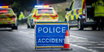 Country road near Swindon closed after four-vehicle crash