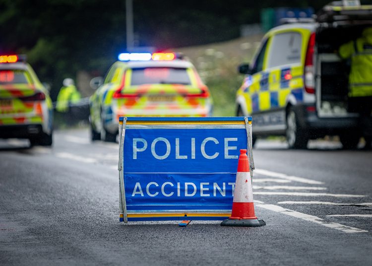 Country road near Swindon closed after four-vehicle crash