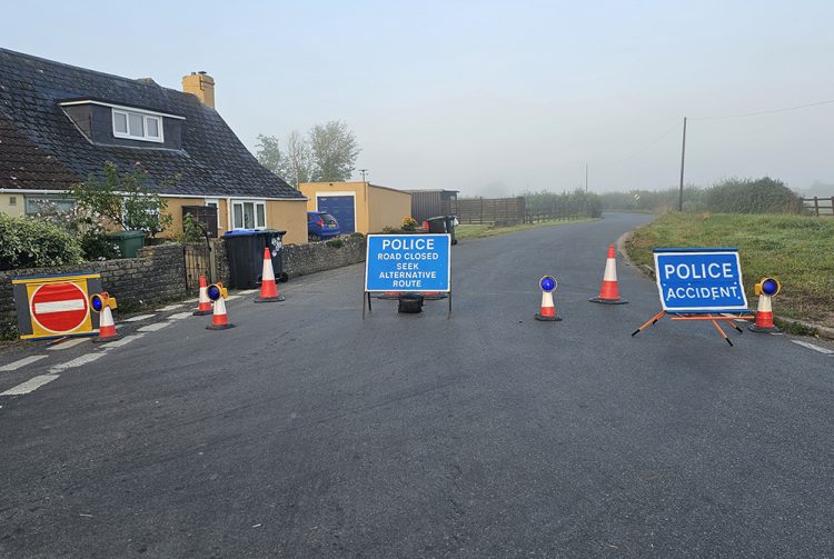Country road near Royal Wootton Bassett shut after serious crash