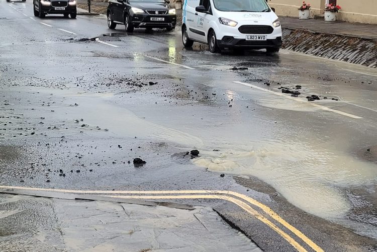 Wiltshire town’s high street expected to close after burst water main