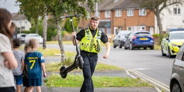Child’s electric scooter seized after it’s ridden through crash scene