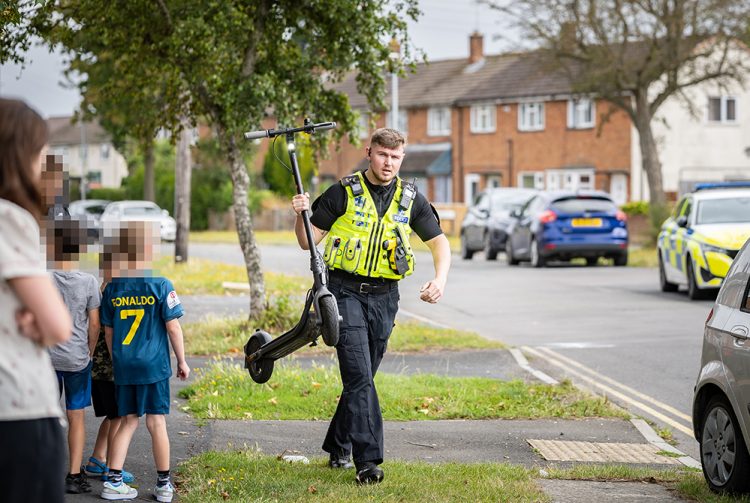 Child’s electric scooter seized after it’s ridden through crash scene