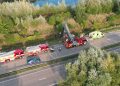 A419 southbound closed as emergency services attend crash