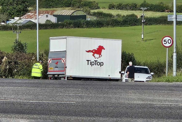 Road near Trowbridge blocked as police called to crash
