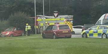 Delays on Swindon route after crash as 999 crews attend