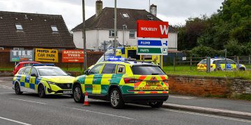 Trowbridge road closed while emergency service attend crash