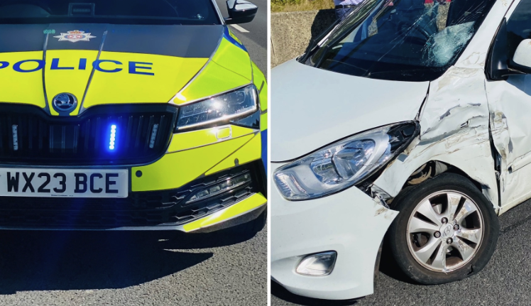 Woman arrested after crashing ‘while drunk’ on M4 in Wiltshire
