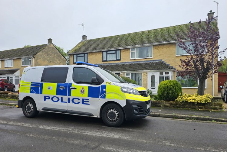 Police and ambulance rush to Swindon home after body found