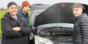 Careers move up a gear at Lawn Manor Academy with mechanic workshop