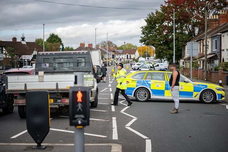 Motorcyclist taken to hospital after crash with van in Swindon