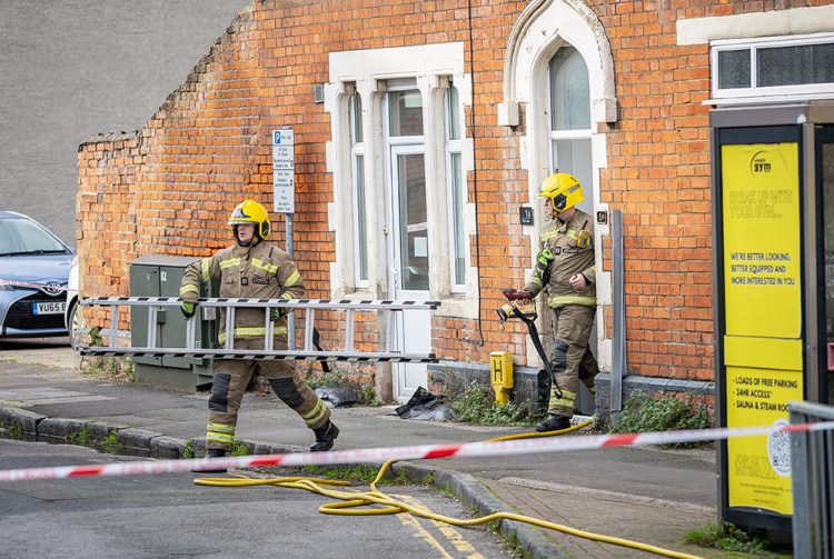 Firefighters tackle blaze in flats behind Swindon pharmacy