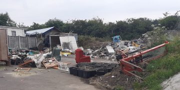 Family evicted from caravan site after burning toxic waste