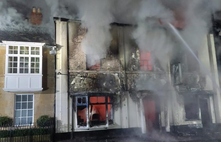 Kebab house destroyed in serious fire in Devizes town centre