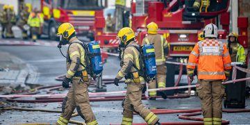 Drone photos capture scale of huge fire in Devizes town centre